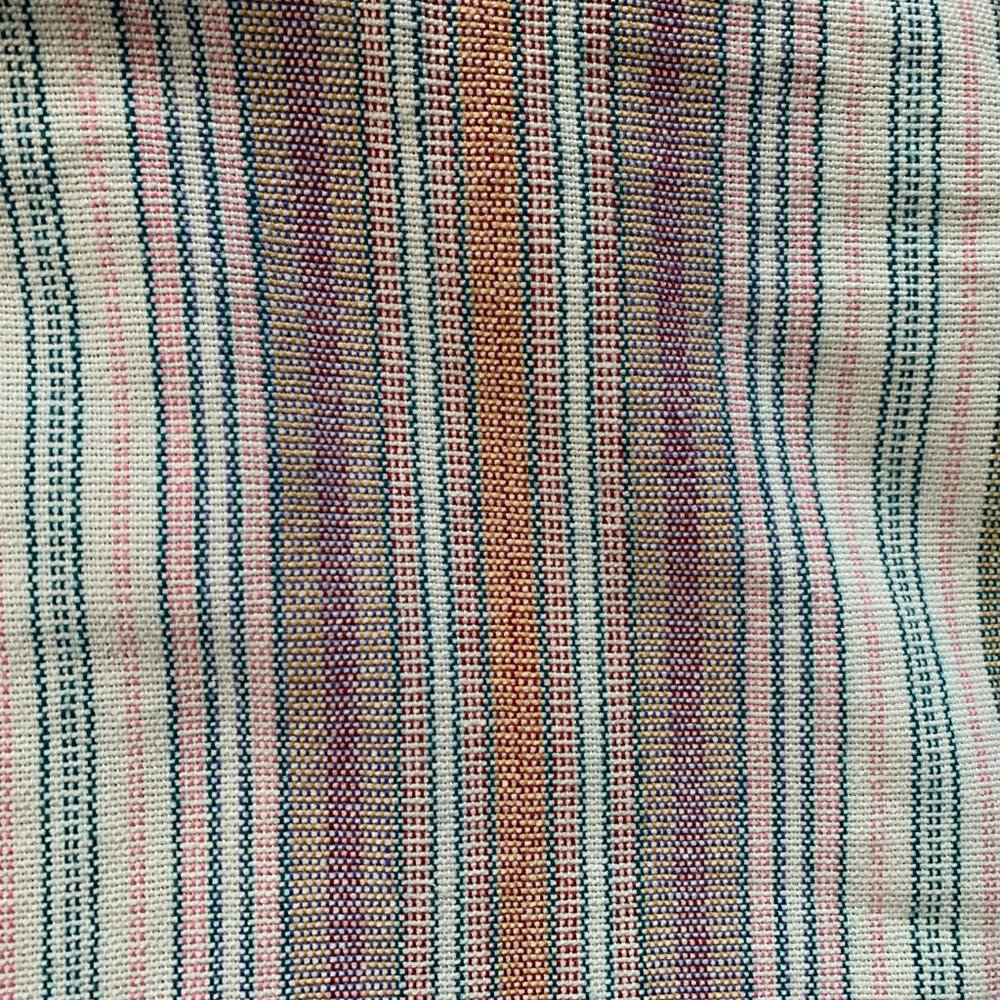Corey Lynn Calter multicolor stripe off-the-shoulder dress, Size S - Picture 5 of 10